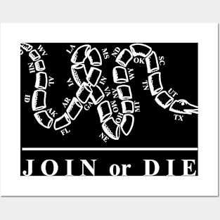 Join or Die5 Posters and Art